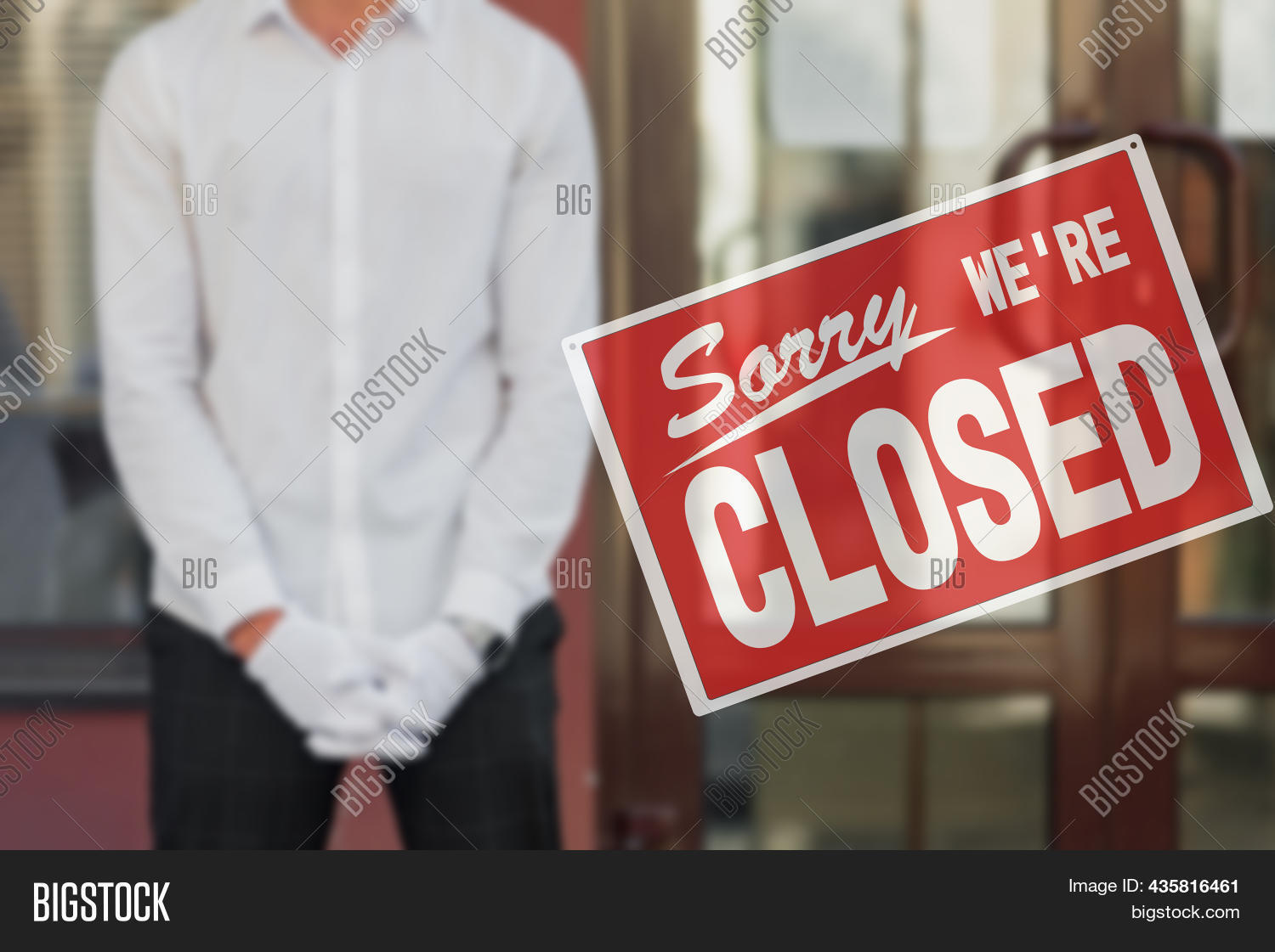 Sorry Were Closed Sign Image & Photo (Free Trial) Bigstock