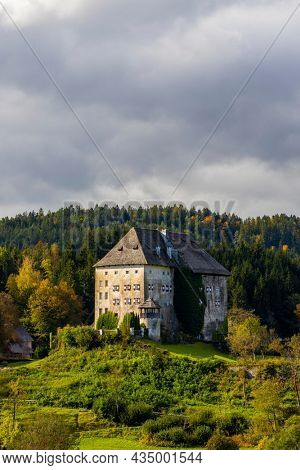 Moosburg castle in Carinthia, Austria