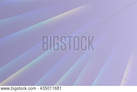Refraction Effect, Wall With Rainbow Sunlight, Holographic Rays With Transparency. Blurred Overlay T