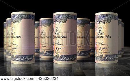 Nigerian Naira Money Banknotes Pack Illustration