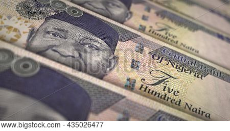 Nigerian Naira Money Banknotes Pack Illustration