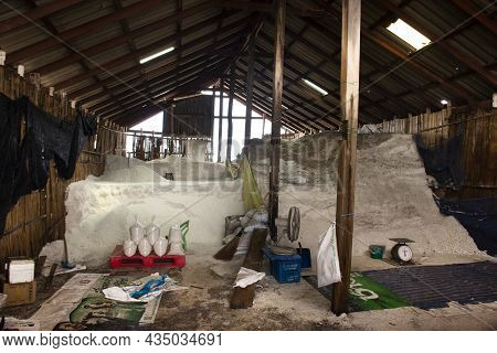 Sea Salt Product Store Warehouse Of Local Grocery Store Shop Beside Thanon Phet Kasem Highway For Th