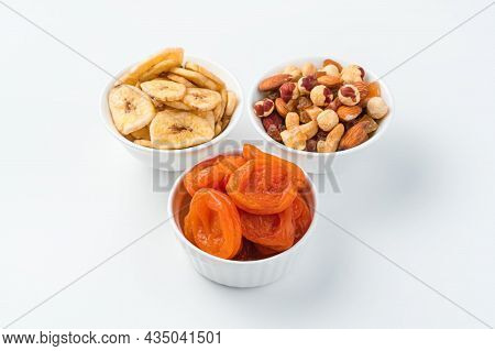 Dried Banana Chips Fried In Coconut Oil.