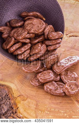 Dried Banana Chips Fried In Coconut Oil.