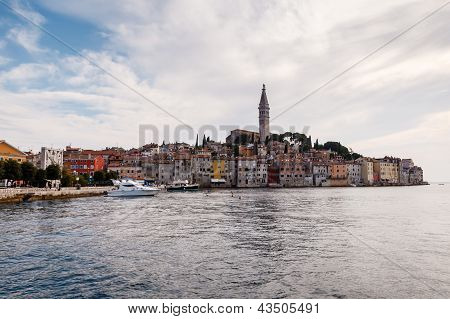 Keskiaikainen Rovinj ja Pyhän Euphemia katedraali, Istria, Kroatia