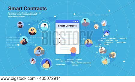 Smart Contracts Process Of Digital Secure Transaction By Using Smart Contract Blockchain Technology