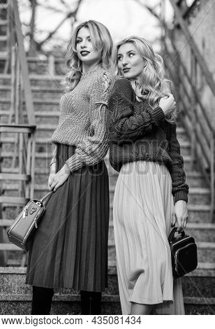 Matching Colors. Personal Stylist Service. Sweater Skirt Trend. Completing Each Other. Matching Outf