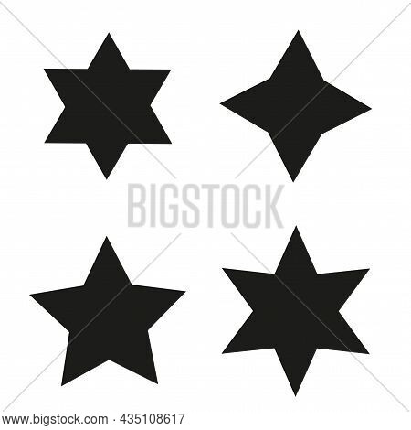 Geometric Shadow Figure Icon. Angle Forms. Basic Math Element. School Education. Vector Illustration