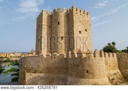 Calahorra Tower, (Torre de la Calahorra). A fortified gate built during the late 12th century by the Almohads to protect the nearby Roman Bridge in Cordoba, Spain