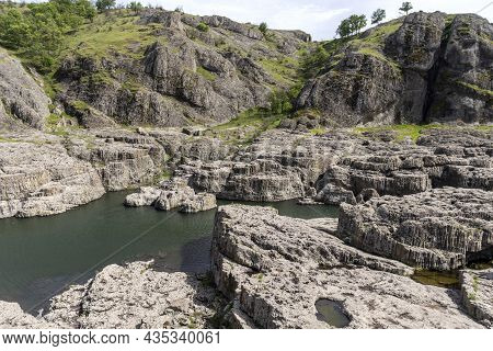 Sheytan Dere Canyon Under The Dam Of Studen Kladenets Reservoir, Bulgaria