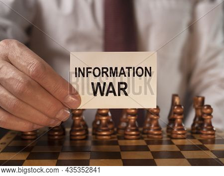 Information War, Warfare Word. Iw In Politics Concept.