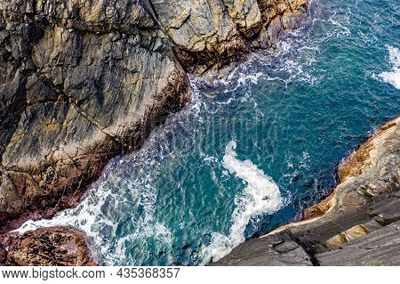 Aerial View Of The Coastline At Dawros In County Donegal - Ireland