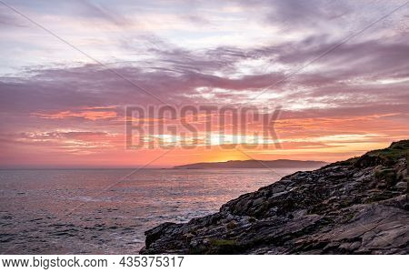 Sunset Above Aran Island - Arranmore - County Donegal, Ireland.