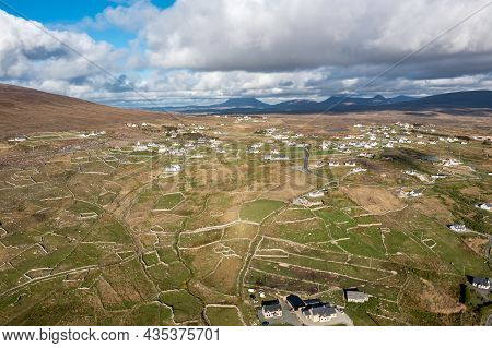 Aerial View Of Gweedore - County Donegal, Ireland