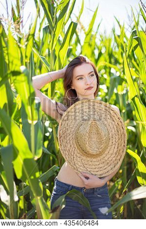 Naked White Girl Straw Image & Photo (Free Trial) | Bigstock