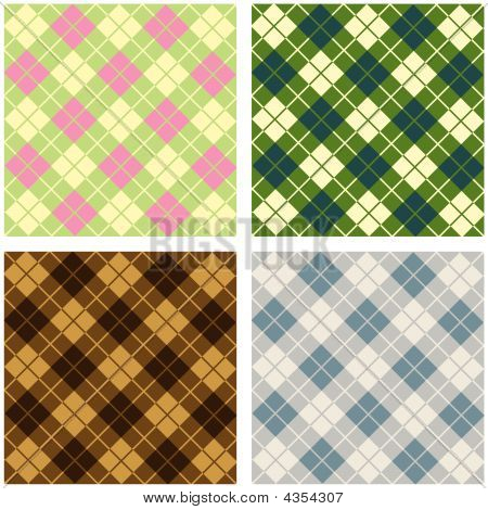 Argyle vzorec sada
