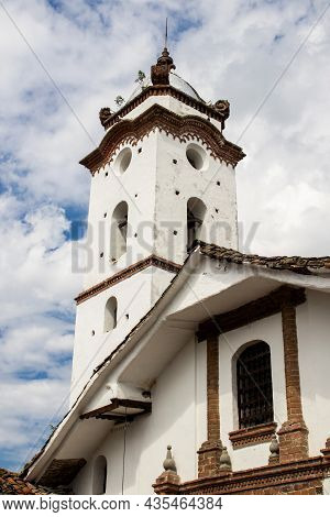 The Historic Capilla De San Francisco Built In 1746 At The City Of Guadalajara De Buga In Colombia