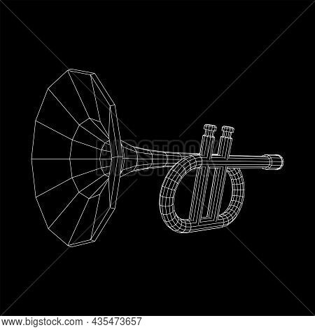 Trumpet Pipe Fife Musiacal Instrument Vector Illustration