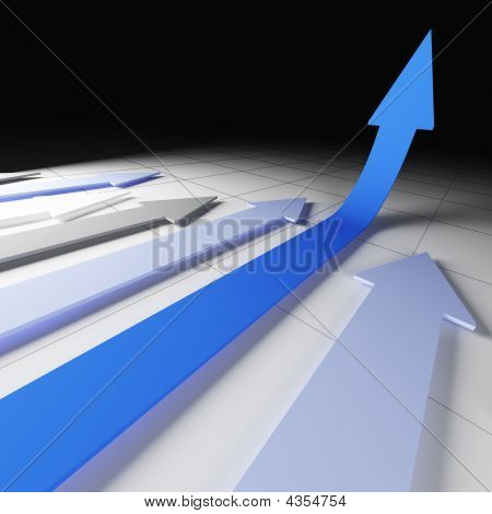 Grafico finanziario metafora
