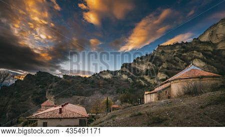 Mtskheta, Georgia. Shio-mgvime Monastery. Upper Church Of Holy Virgin Or Theotokos, Central Part Of 