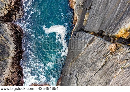 Aerial View Of The Coastline At Dawros In County Donegal - Ireland
