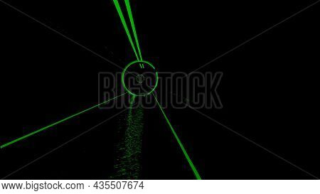 Moving Inside Abstract Dark Sewer Tunnel With Dirty Flowing Waste Water And Pipes. Design. View Insi