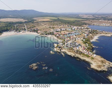 Aerial View Of Arapya Beach Near Town Of Tsarevo, Burgas Region, Bulgaria