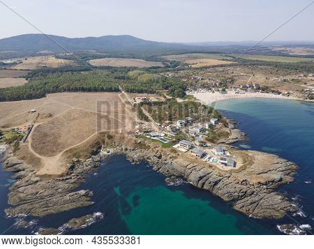 Aerial View Of Arapya Beach Near Town Of Tsarevo, Burgas Region, Bulgaria