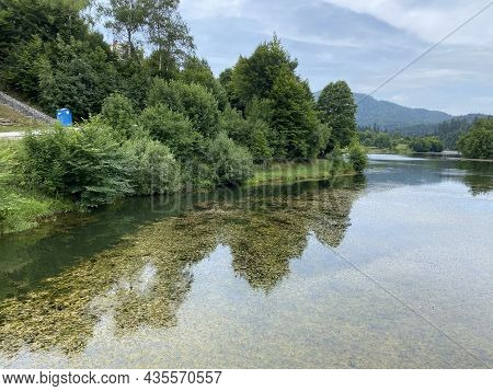 Picturesque Small Mountain Accumulation Lake Mrzla Vodica - Gorski Kotar, Croatia (slikovito Malo Go