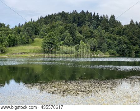 Picturesque Small Mountain Accumulation Lake Mrzla Vodica - Gorski Kotar, Croatia (slikovito Malo Go