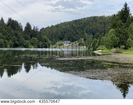 Picturesque Small Mountain Accumulation Lake Mrzla Vodica - Gorski Kotar, Croatia (slikovito Malo Go
