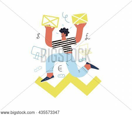 Startup Illustration. Concept Of Building New Business