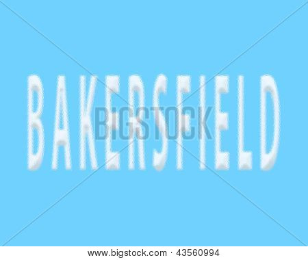 Bakersfield Clouds With Blue Sky