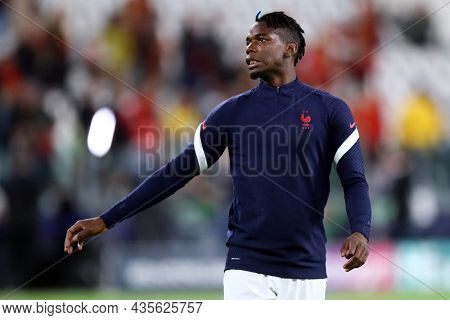 Torino, Italy. 7 October. Paul Pogba  Of France  During Warm Up Before  The Uefa Nations League Semi