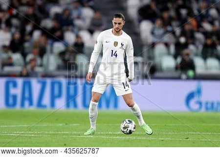 Torino, Italy. 7 October. Adrien Rabiot Of France  Controls The Ball During The Uefa Nations League 