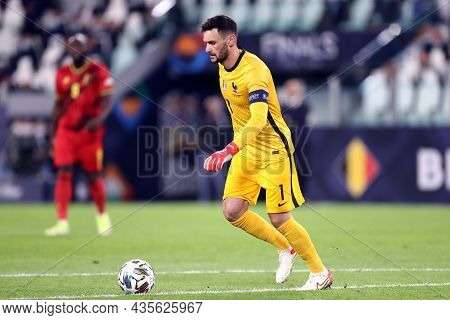 Torino, Italy. 7 October. Hugo Lloris Of France  In Action During The  Uefa Nations League Semi-fina