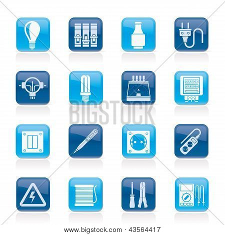 elektrische GerÃ¤te und Anlagen-Symbole