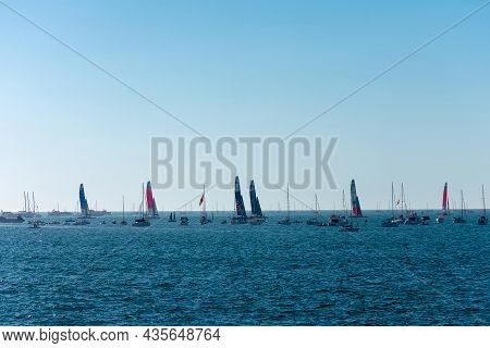 Grand Prize Of Spain. Sailgp International Flying Catamarans Championship. Cadiz. Andalusia. Spain. 