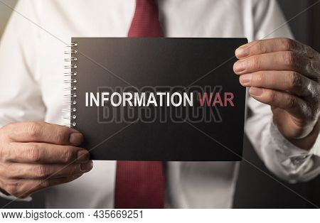 Information War, Warfare Text. Iw In Policy Concept.