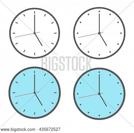 time five o clock watch icon