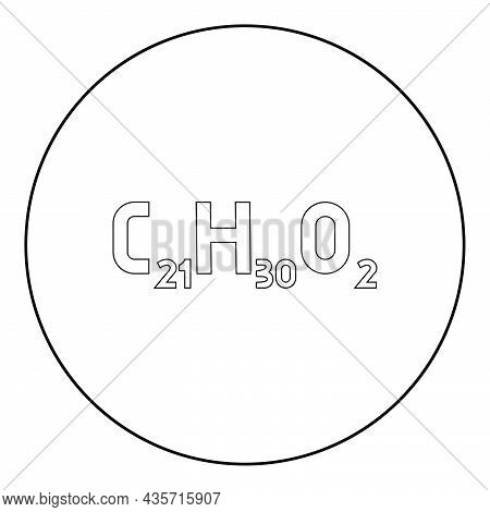 Chemical Formula C21h30o2 Cannabidiol Cbd Phytocannabinoid Marijuana Pot Grass Hemp Cannabis Molecul