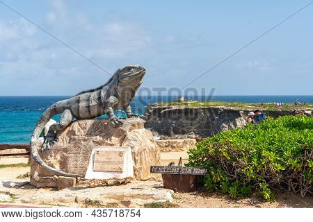Isla Mujeres, Cancun, Mexico - September 13, 2021: Punta Sur - Southernmost Point Of Isla Mujeres, M