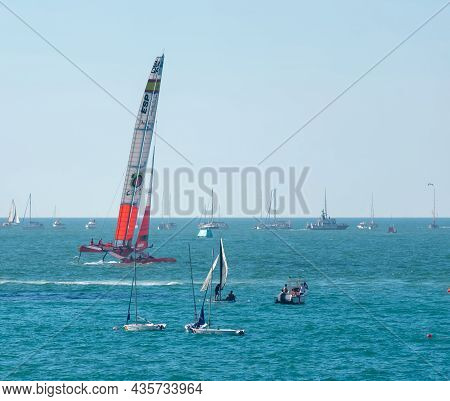 Grand Prize Of Spain. Sailgp International Flying Catamarans Championship. Cadiz. Andalusia. Spain. 