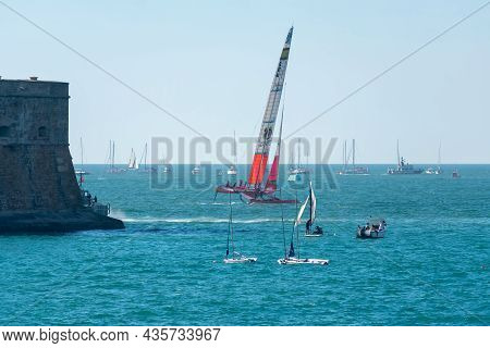 Grand Prize Of Spain. Sailgp International Flying Catamarans Championship. Cadiz. Andalusia. Spain. 