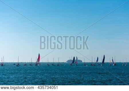 Grand Prize Of Spain. Sailgp International Flying Catamarans Championship. Cadiz. Andalusia. Spain. 