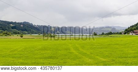 Scenery Around The Grosser Alpsee, A Lake Near Immenstadt In Bavaria, Germany