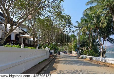 Architecture Of Ancient Town In Luang Phrabang, Laos