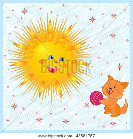 Sole e gattino