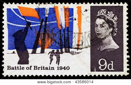 Británie bitva o Británii poštovní známka