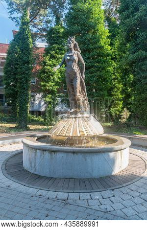 Jurata, Poland - July 20, 2021: Jurate - Monument In Jurata (poland). Jurata Is Daughter Of The King